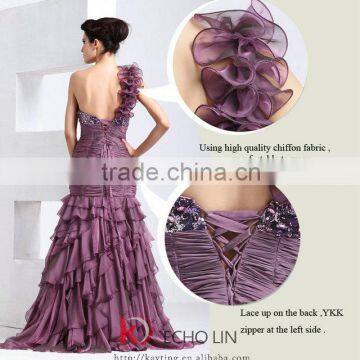 Fashion New Style Sexy Dress Designer Names Long Dresses Purple Lace Party Dress photo-5