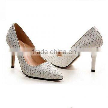2015 Elegant New Design Leather Women High Heel Shoes Lady Pumps CP5860