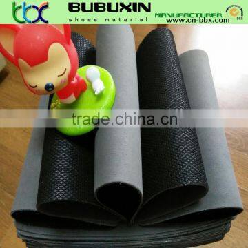 Soft shoe material 100% nylon cambrelle laminated with EVA