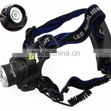 Sidiou Group 1800Lm XM-L T6 10W Focus LED Headlamp Light With 2 X 3.7V 3000mAh 18650 Rechargeable Battery and Battery Charger photo-2