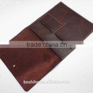 Customized Design Genuine Leather Pad Tablet Case Cover photo-2