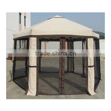 6 edge shape folding gazebo steel gazebo