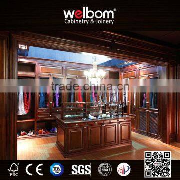 Classical Design Wood Bedroom Wardrobe