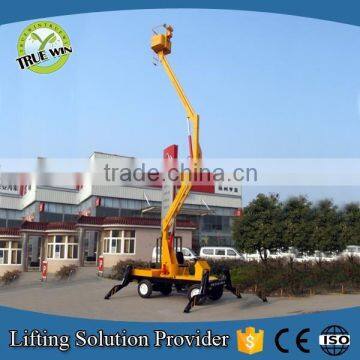 Popular Trailer mounted boom lift for Aerial Maintenance Work