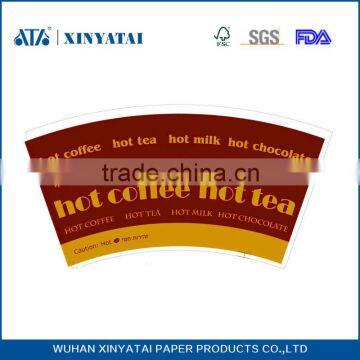 8oz Foodgrade Pe Coated Coffee Paper Cup Fan of Heat Insulation