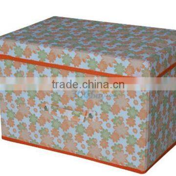 Newest fashion style folding printing No-woven fabric storage box storage boxes,storage bin