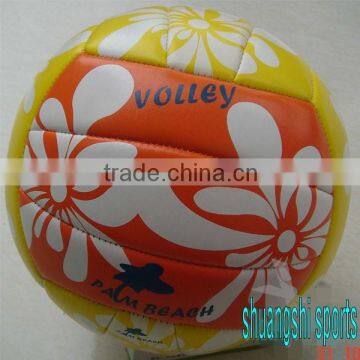 machine stitch custom print PU volley ball for promotion or gift or kids