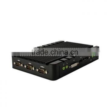 Intel Celeron 1.4GHz/1.6GHz Dual Core CPU Fanless Box PC Barebone System NIS-896 for Digital Signage