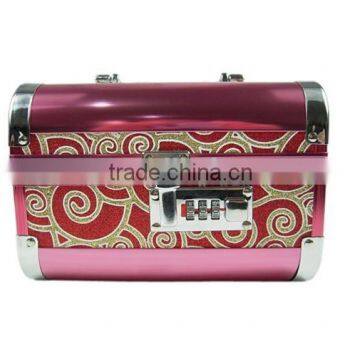 high quality acrylic cosmetic storage box with code lock