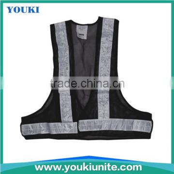 reflective fluorescent safety vest blue