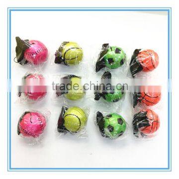 Foam Return Rubber Ball&Wrist Rubber Sport Ball&Rubber Bouncing Ball