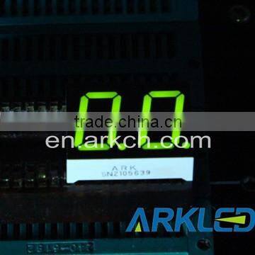 0.56 inch,7 Segment Display,Two digital display in yellow green color