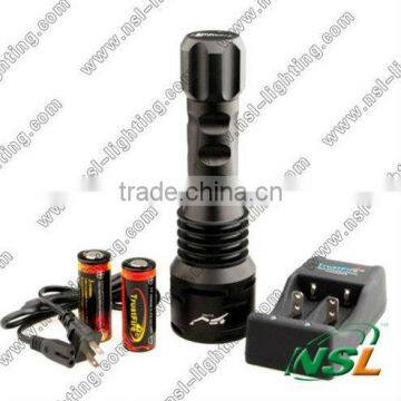 TrustFire TR-DF003 3xCREE XML T6 3000LM 100m Waterproof Memory 5-Mode LED Diving Flashlight with Battery and Charger (2x26650)