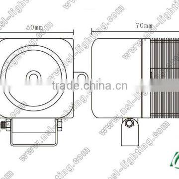 12v 10w 12-32v High Lumen C Ree Led Work Lamp,10w Led Tractor Work Lights,factory Offroad Led Truck Light photo-3