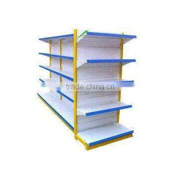 High quality double-sided display shelf for markets,supermarket shelf,Display Rack, Storage Rack(plastic)