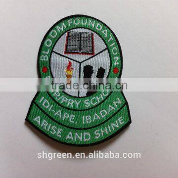 Laser Cut Round Taffeta Woven Labels for Gloves