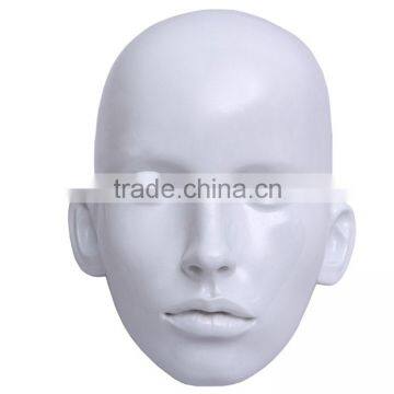 skin white mannequin head for hat cap