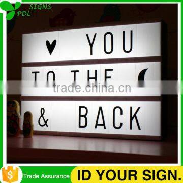 Popular Style Marquee Diy Letter Lightbox