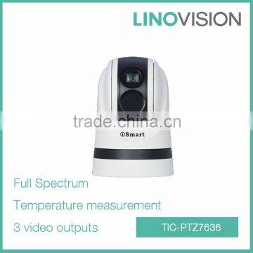 Full Spectrum Analog Thermal Imaging Speed Dome Camera With Temperature Measurement