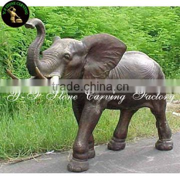 Bronze or brass elephant statue for garden sculpture