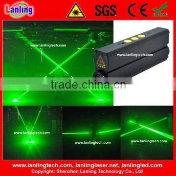 100mW+100mW green laser pen laser man show