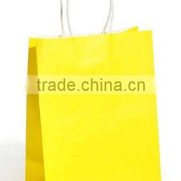 Wholesale Solid Color Gift Colorful Paper Kraft Bags