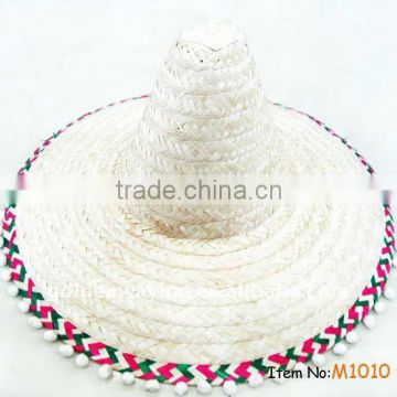 fashion cheap upturned cooler mexican straw hats