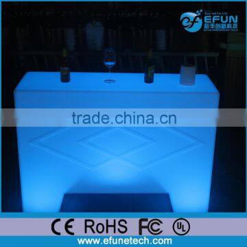 RGB color changing lighted bar furniture,night club acrylic led bar counter