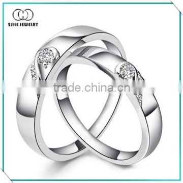 Exqusitie 925 sterling silver couple lover rings