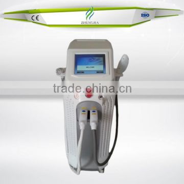 zhengjia standing ipl laser hair removal/ipl shr /elight laser skin rejuvenation beauty machine