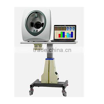 facial skin scan analysis with 6 languages