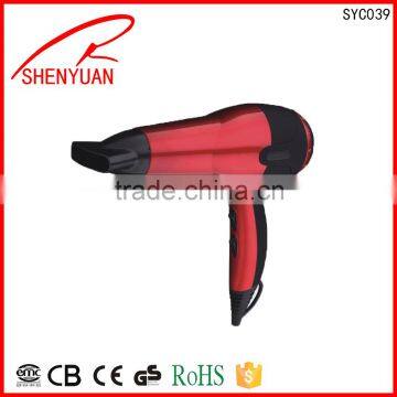 Fashion hot handle design high motor hair dryers for travel and home china supplier