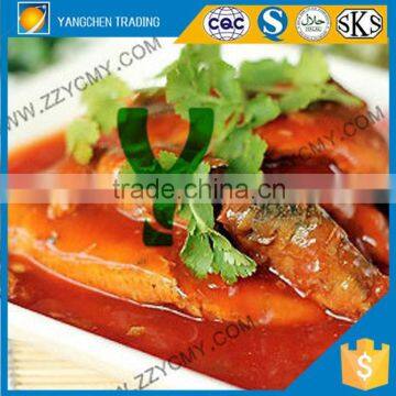 Chinese food wholesale canned food import canned sardines in tomato sauce