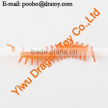 Cratoon plastic centipede figurine for decoration