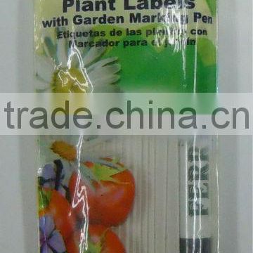 plant labels with garden marking pen