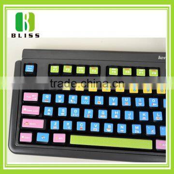 Custom Note Book Decorative Arabic Lapto Keyboard Label Fluorescent Keyboard Sticker photo-6
