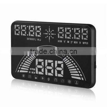 S7 GPS hud car projector compass HUD display connection easy installation