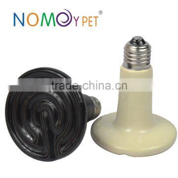 Long life infrared ceramic heat animals pet reptile lights for cages wholesale