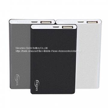 Ultra-Thin Credit Card Power Bank 3500mAh Wallet Sized Portable USB External Battery Mobile Charger