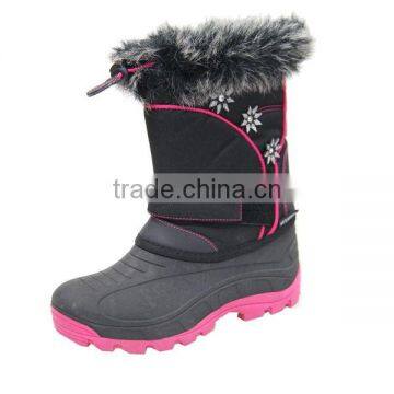 Kids Waterproof Fur Winter Boots