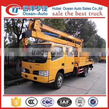 16 meters Vehicular aerial work platform truck mounted boom lift platform