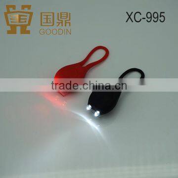 Mini Light Set Bicycle Accessories Silicon LED Cycling Safety Front Rear Bicycle Light Set photo-3