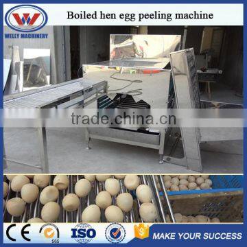 Factory price automatic hard boiled egg peeling machine/hen egg peeler machine