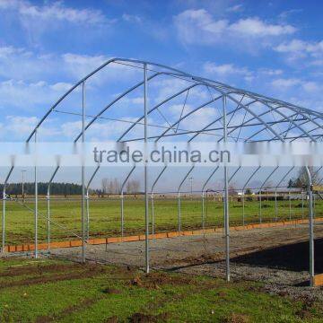 Agricultural greenhouse plastic film single span