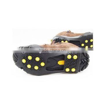 Rubber sole reusable anti slip ice snow shoe grips