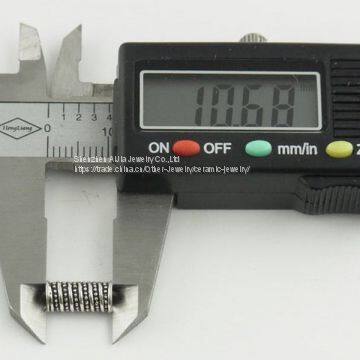 Long Metal Beads For Jewelry Accessories 925 Silver Beads photo-3