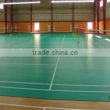 Competitive Price PVC Flooring Indoor Synthetic Badminton Court Flooring photo-5