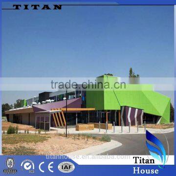 High Quality Light Steel Prefabricated Market Building Design