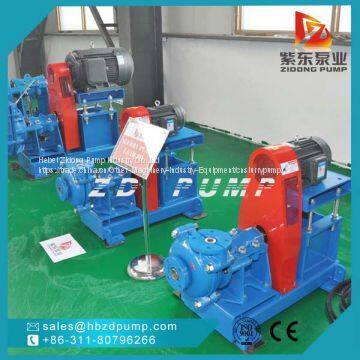 China 8/6E-ZH Slurry Pump ,wear Resistant High Chrome Metal Liner Sludge Pump,mining Dewatering Ash Pump photo-2