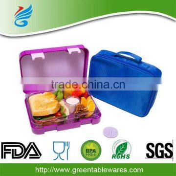 Leakproof Plastic Bento Lunch Box Container Stacking Bento Box photo-6
